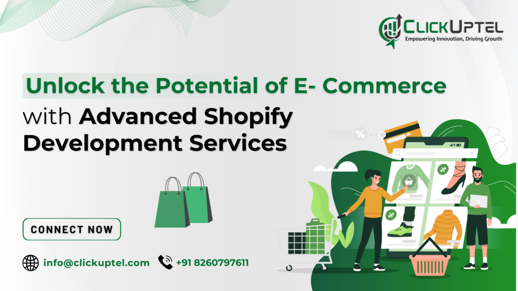 E-commerce potential unlocked with advanced Shopify development.