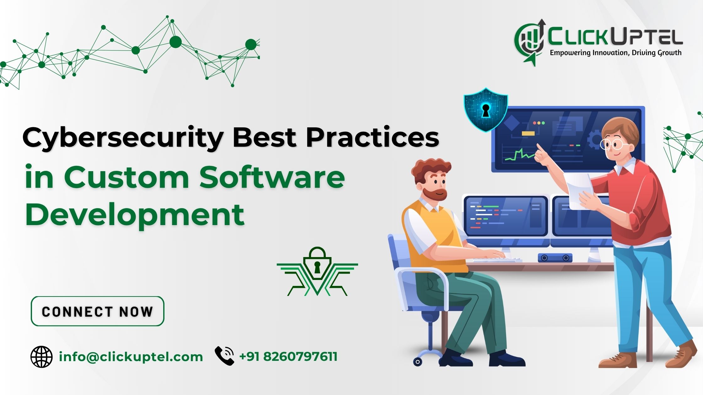 Protecting digital assets through best cybersecurity practices in custom software development.