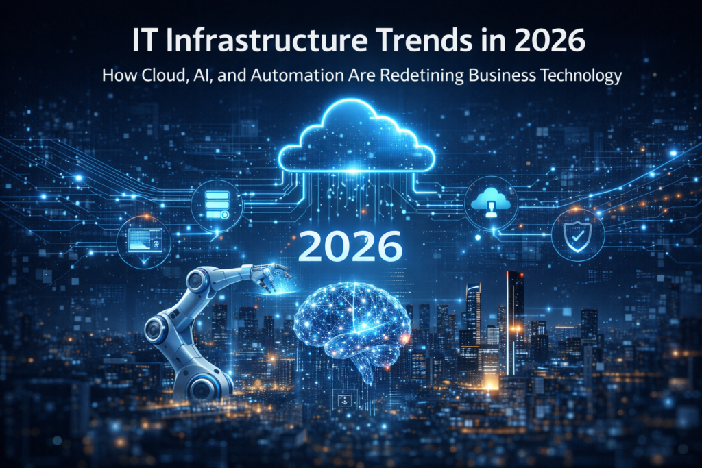 IT Infrastructure Trends in 2026: How Cloud, AI, and Automation Are Redefining Business Technology